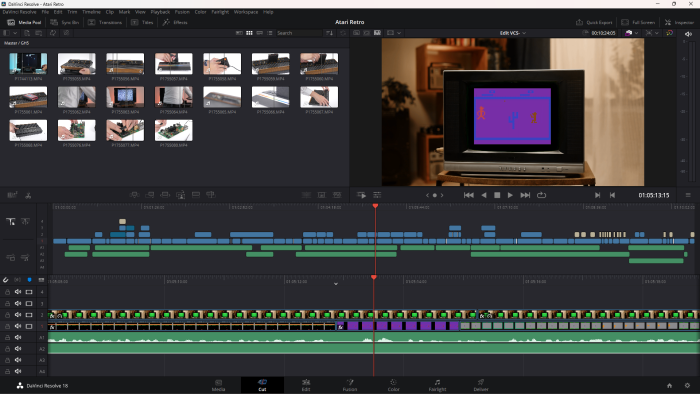 Der Bereich Cut ist für den schnellen Schnitt gedacht - oder für den Einstieg. (Screenshot: Martin Wolf/Golem.de)